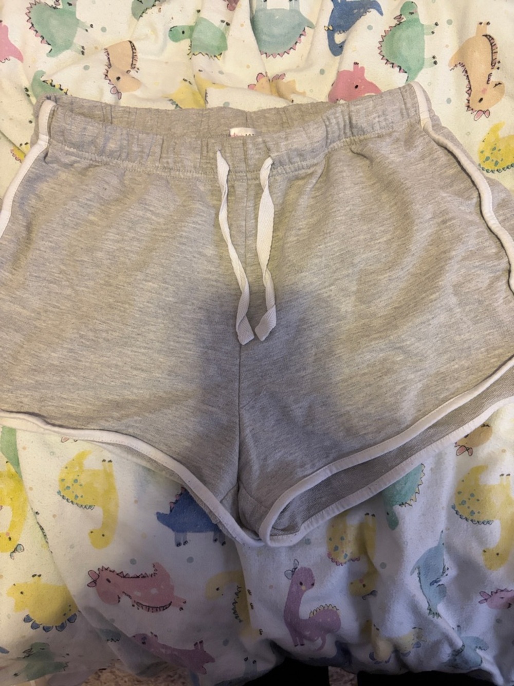 Women’s Grey Athletic Drawstring Shorts